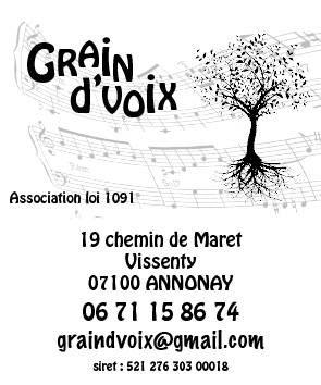 logo de l'association GRAIN D'VOIX