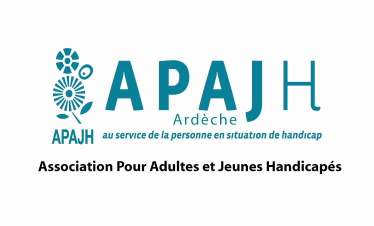 logo de l'association APAJH Ardèche Association Pour adultes et Jeunes Handicapés