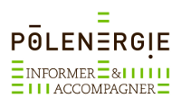 logo de l'association POLENERGIE - Espace Information Energie et Point Rénovation Info Service de l'Ardèche